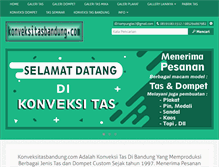 Tablet Screenshot of konveksitasbandung.com